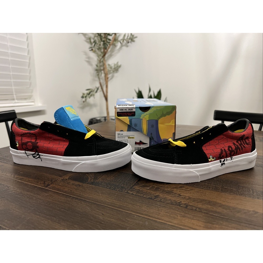 New VANS Sk8-Low x The Simpsons El Barto 2020 MENS Size 3.5 Women's 5 NIB DS